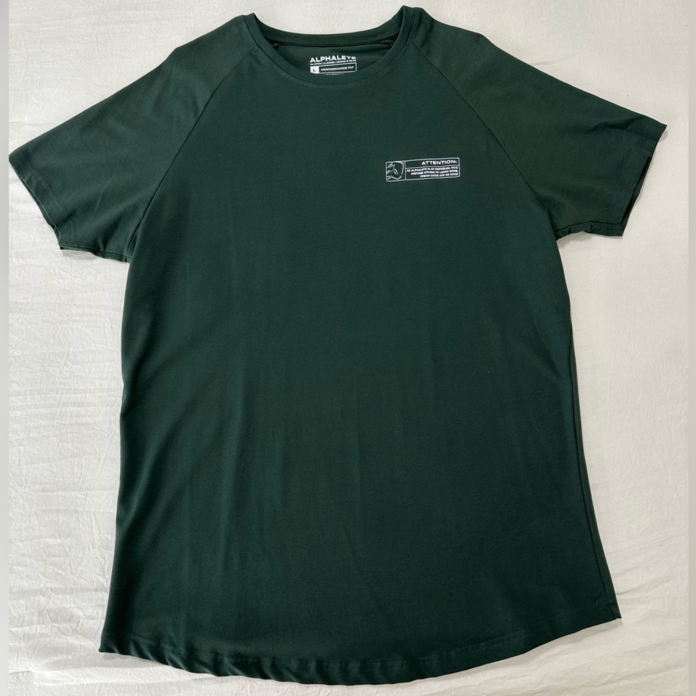 Alphalete Dark Green Short Sleeve Tee